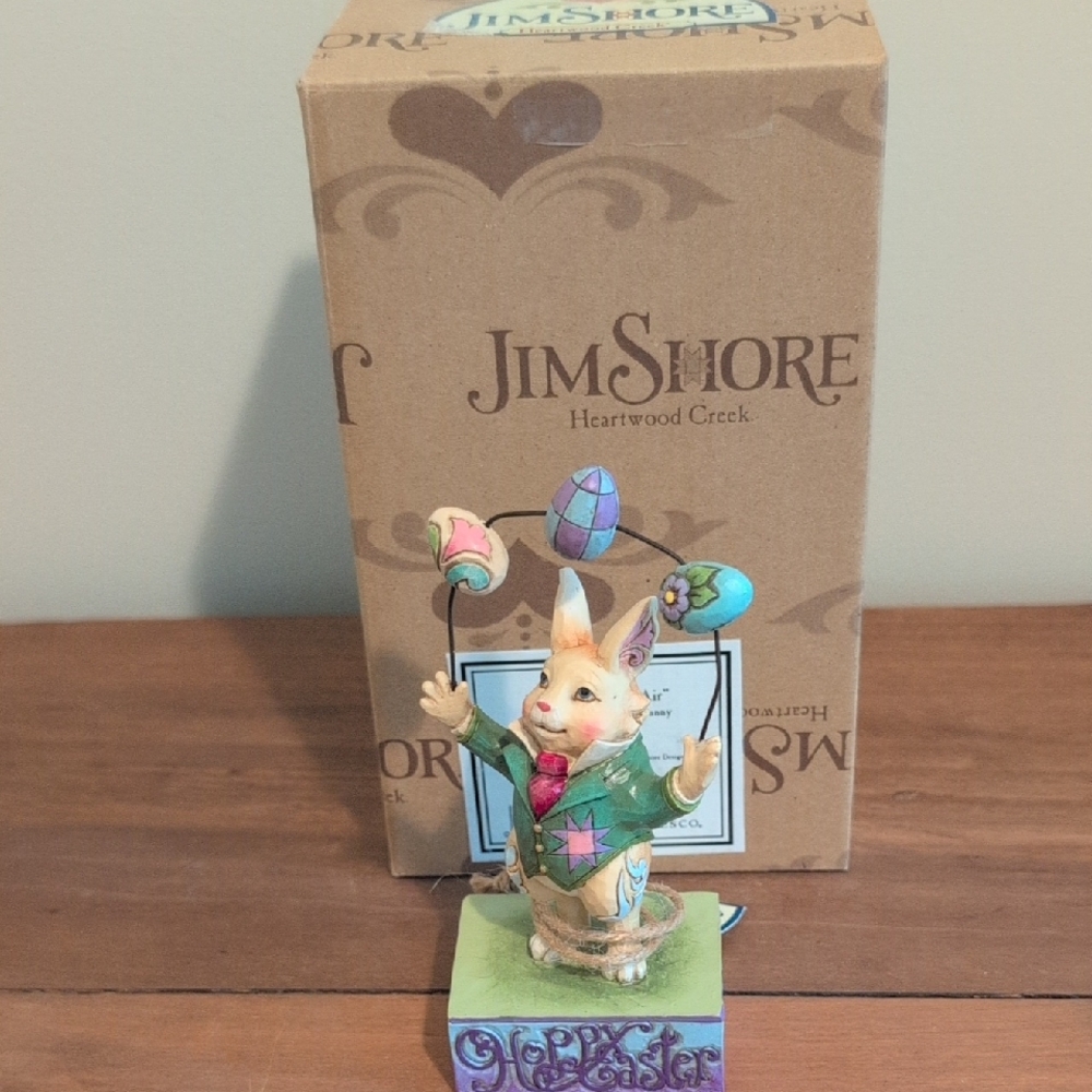 Jim Shore Easter is in the Air figurine